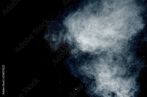 Powder explosion as background © taffpixture