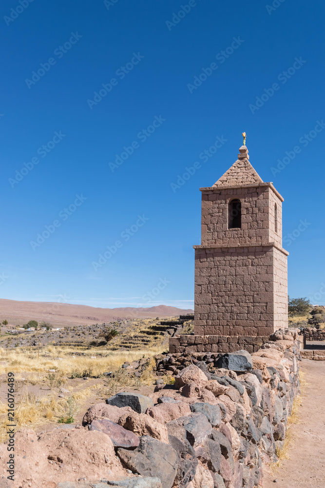 Church in the San Pedro de Atacama, Atacama desert, Chile