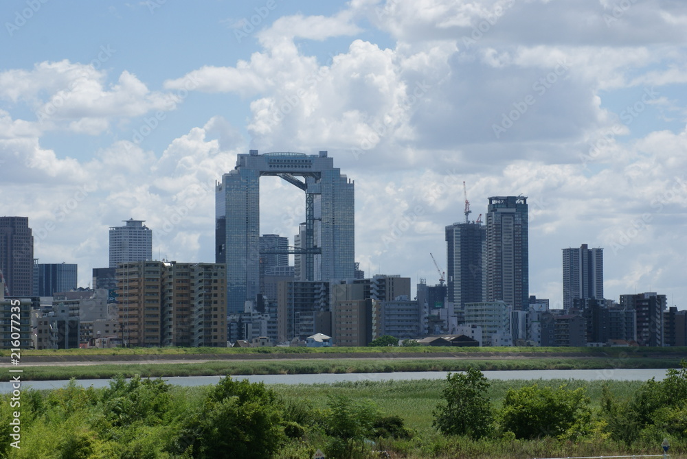 大阪　梅田ビル群