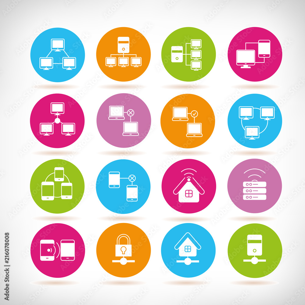 computer network icons, network system icons computer network icons, network system icons