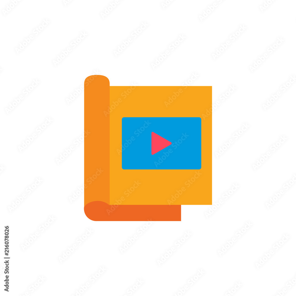 Book Film Video Logo Icon Design Book Film Video Logo Icon Design