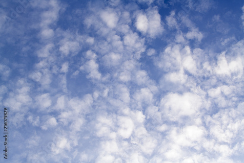 Sky with black clouds in the morning