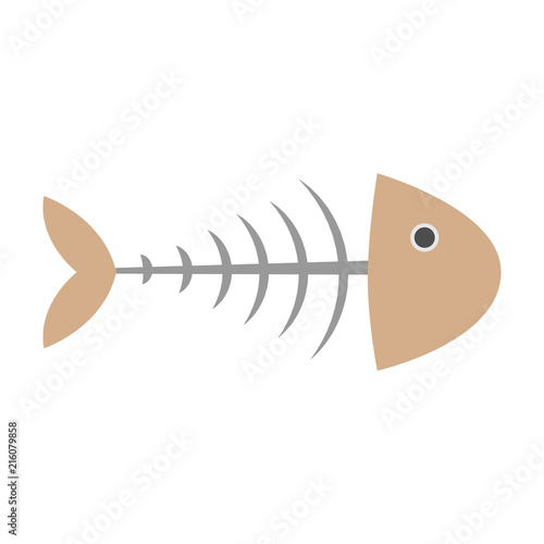 Fishbone Pet Logo Icon Design