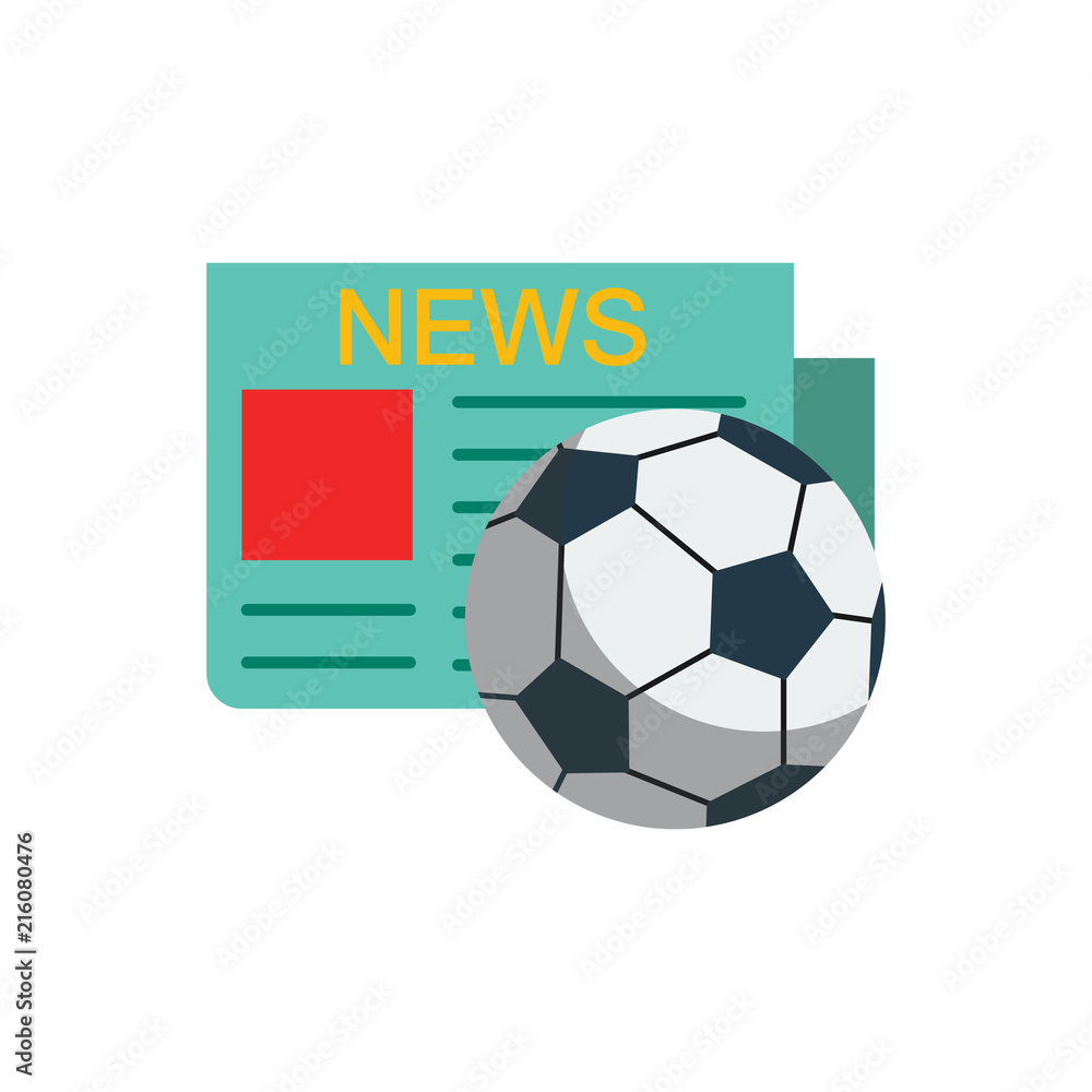 News Soccer Logo Icon Design News Soccer Logo Icon Design