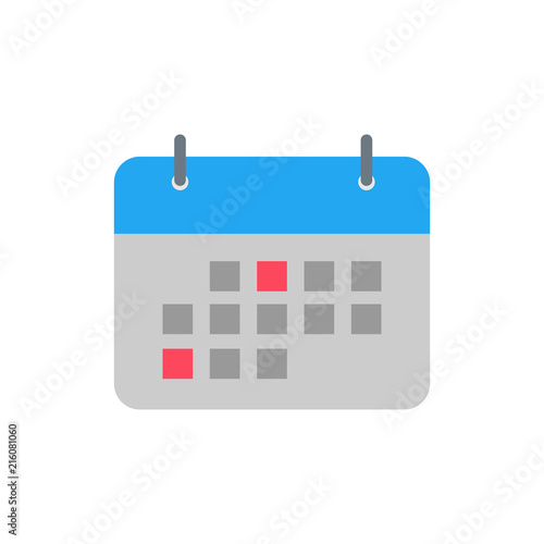 Calendar Time Logo Icon Design