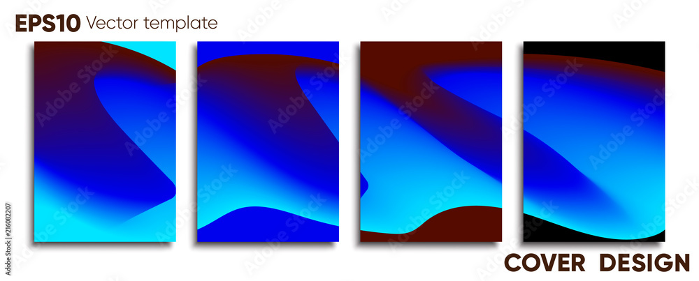 Obraz premium Creative colored cover. Cover design.