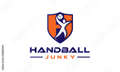 handball shield letter H