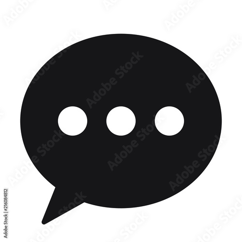 Chat icon, sms icon, comment icon