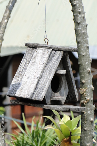 Birdhouse on a tree