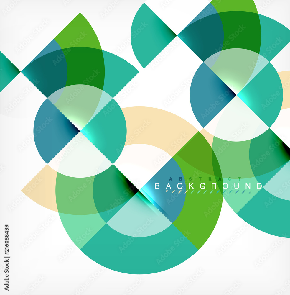 Modern circle abstract background Modern circle abstract background