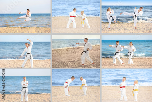 Male karate instructor indoors