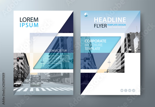 Annual report brochure flyer design template vector, Leaflet cover presentation, book cover, layout in A4 size.