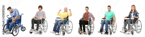 Set with different people i...