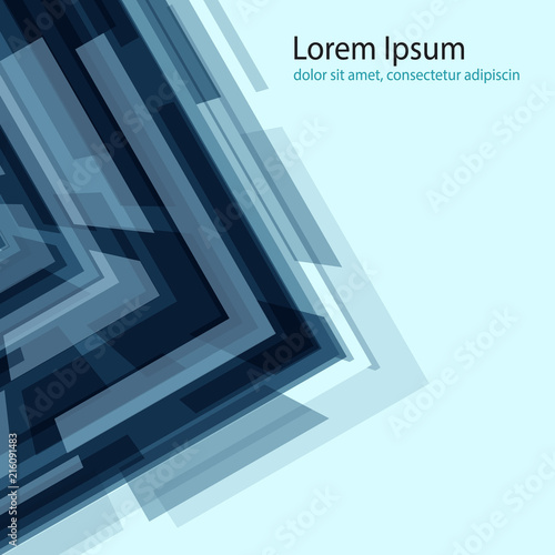 Bright modern design of rectangles, angle. Business concept. Brochure and banner template