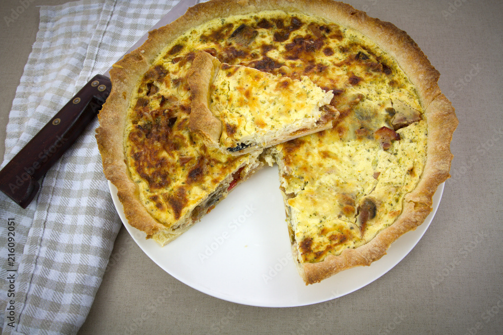 quiche aux légumes grillées quiche aux légumes grillées
