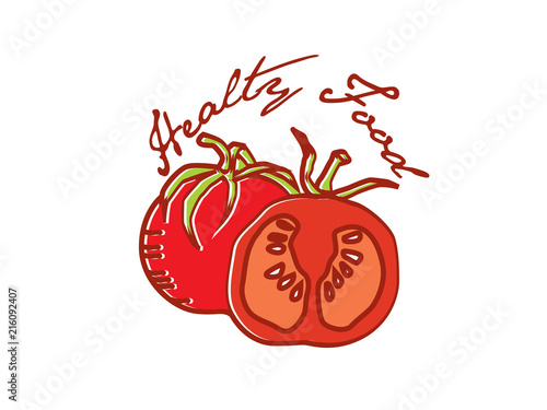 vegetable organic logo