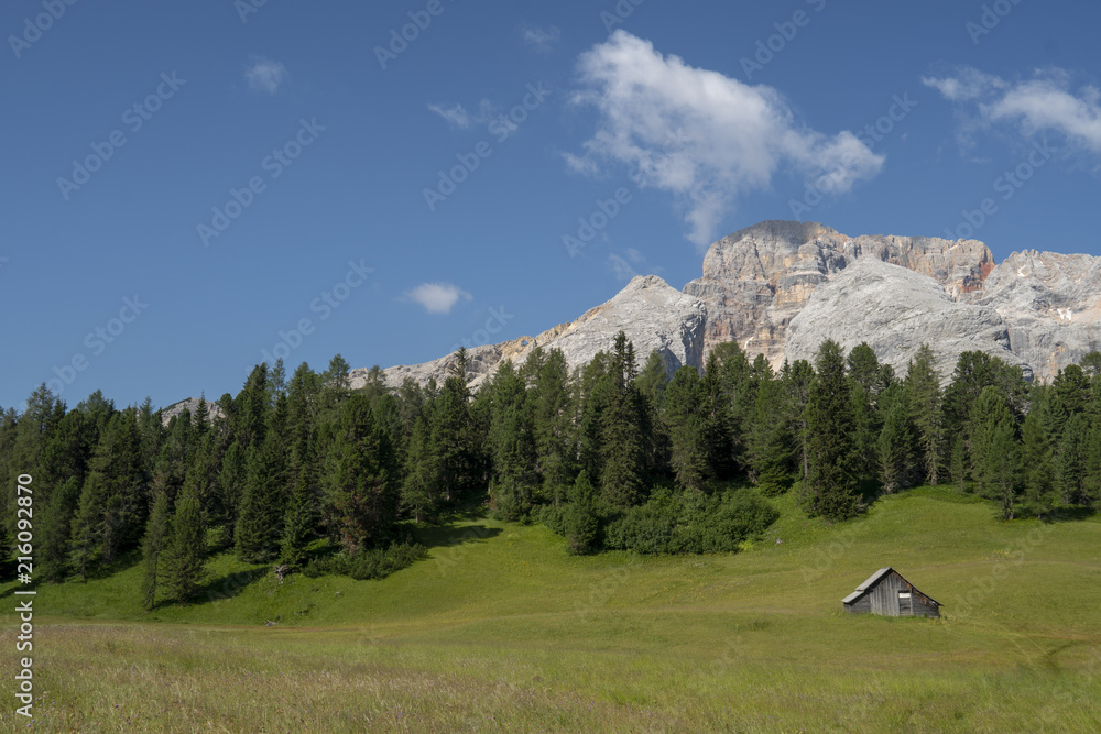Alpenlandschaft in den Dolomiten