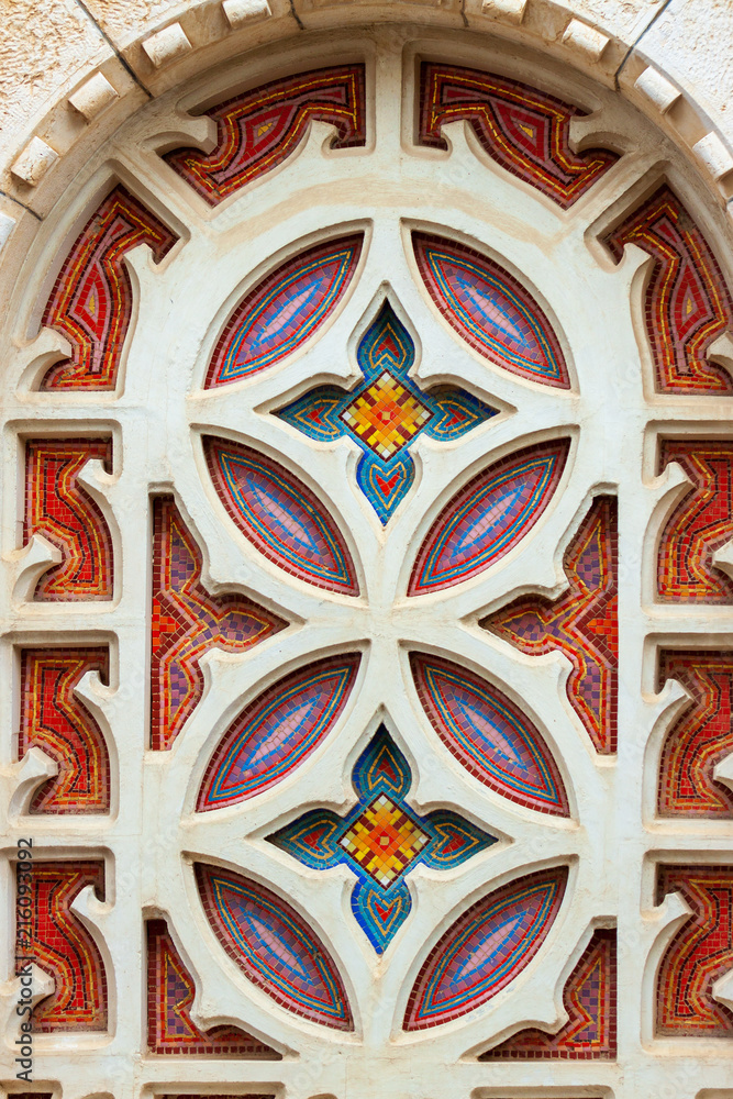 Window with ornament Window with ornament