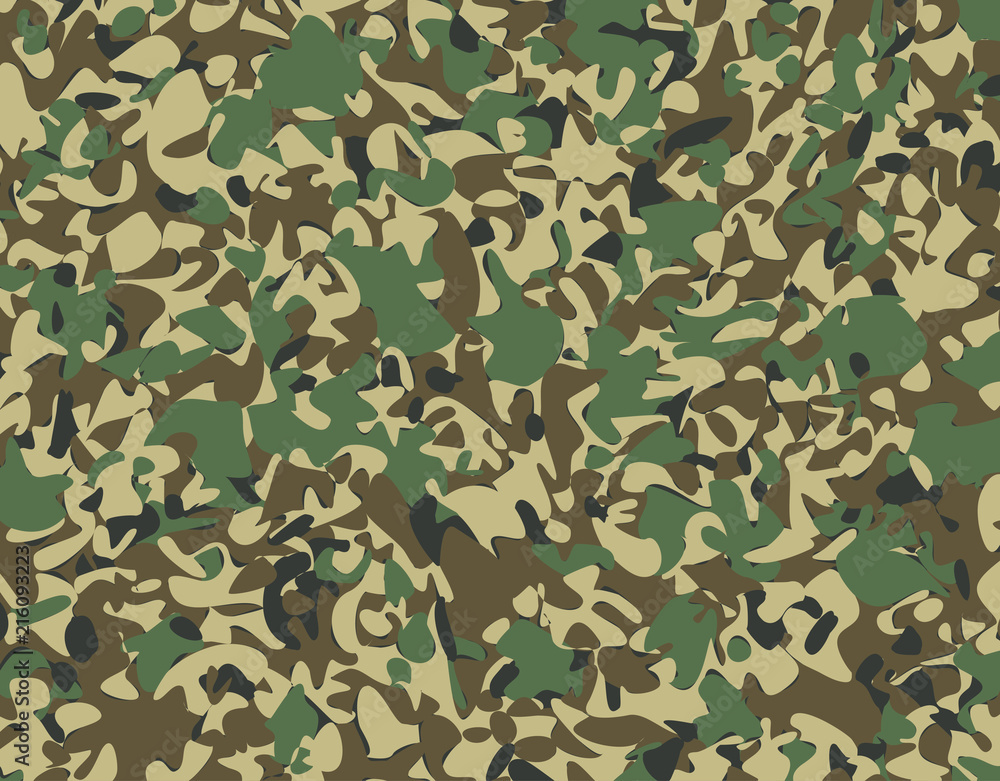 Fototapeta premium Abstract Military Camouflage Background