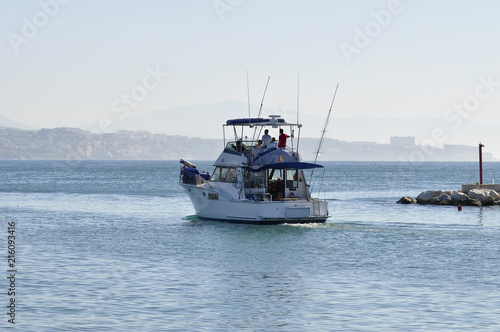 boat trip in the Mediterranean sea