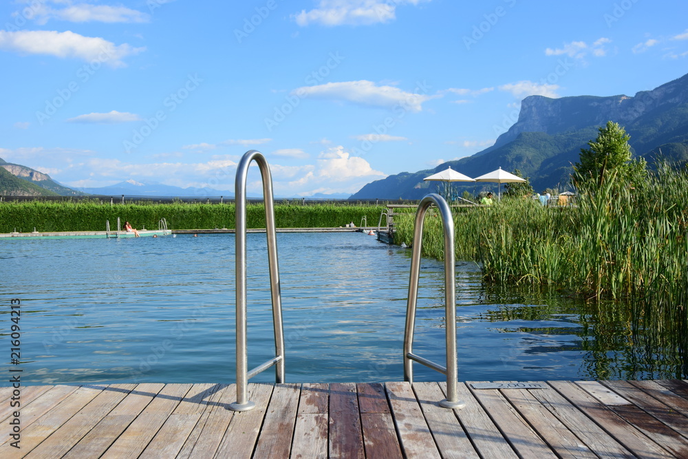 Schwimmteich in Südtirol, Naturbad