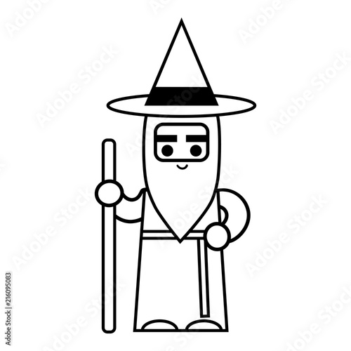 Coloring book, Wizard