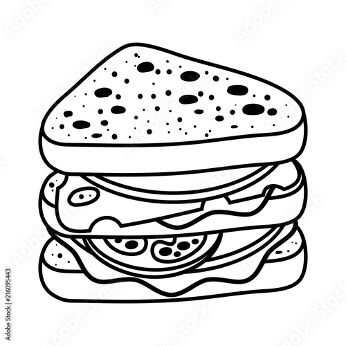 Coloring book, Sandwich
