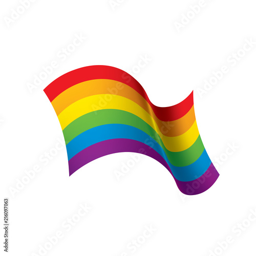 Vector a rainbow flag