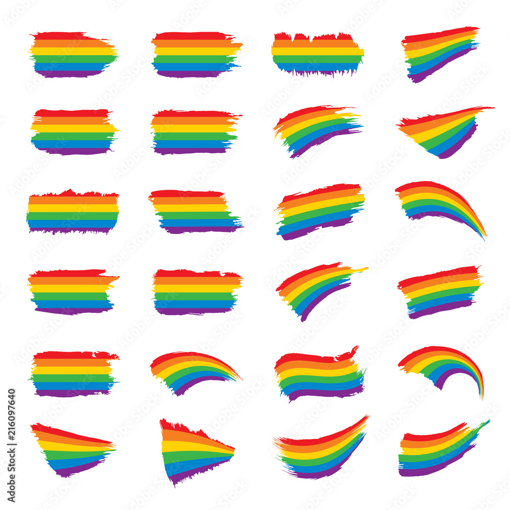 Grunge rainbow flag Grunge rainbow flag