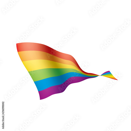 Vector a rainbow flag