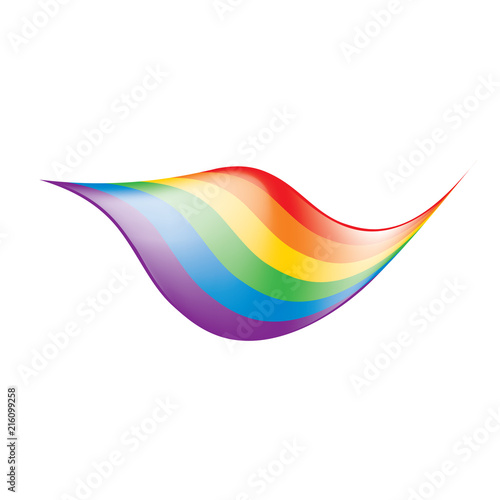 Vector a rainbow flag