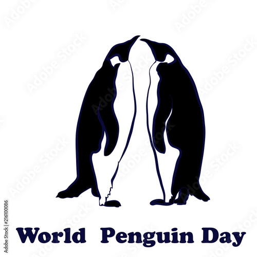 World Penguin Day vector