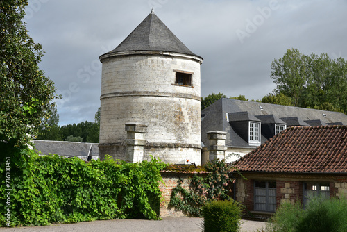 Pigeonnier à l'abbaye de Valloires, France