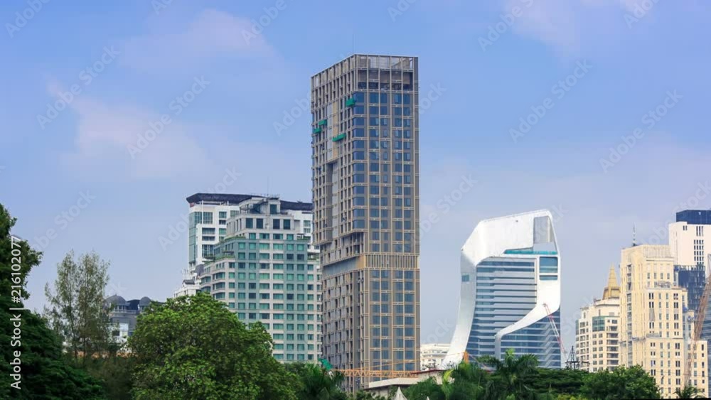 Business buildings area in Thailand Bangkok Business buildings area in Thailand Bangkok
