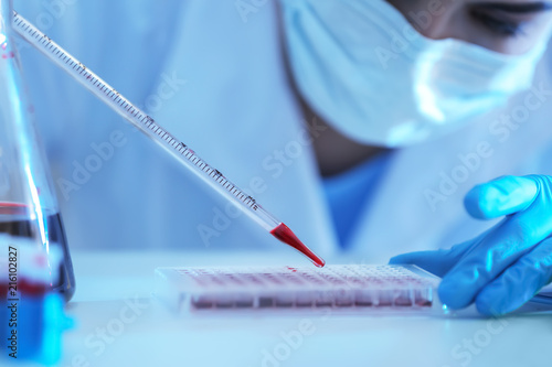 Scientist working in labora...
