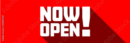 Now open