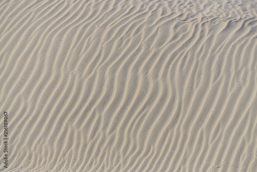 Wave in the sand on the beach Wave in the sand on the beach