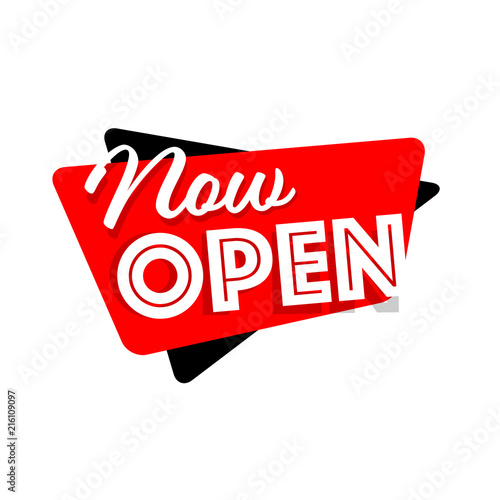 Now open