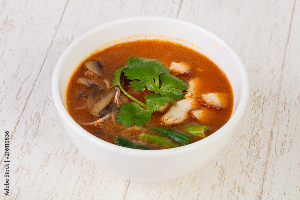 Tom yam soup Tom yam soup