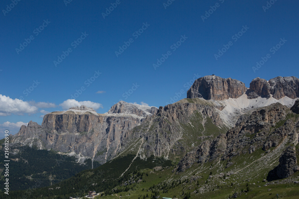 Dolomiten-Bergpanorama