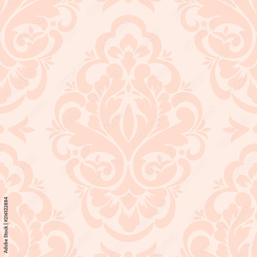 Vector damask seamless pattern element. Classical luxury old fashioned damask ornament, royal victorian seamless texture for wallpapers, textile, wrapping. Exquisite floral baroque template. Vector damask seamless pattern element. Classical luxury old fashioned damask ornament, royal victorian seamless texture for wallpapers, textile, wrapping. Exquisite floral baroque template.