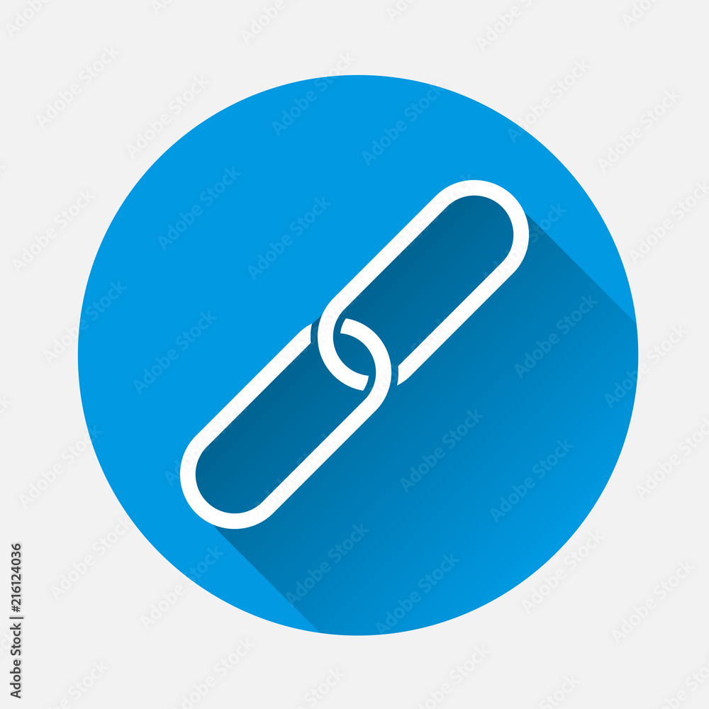 Chain links vector icon. Layers grouped for easy editing illustration. For your design. Chain links vector icon. Layers grouped for easy editing illustration. For your design.