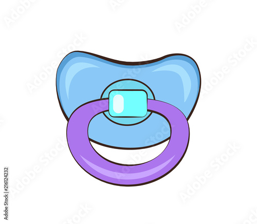 Dummy of Blue and Violet Color Vector Illustration