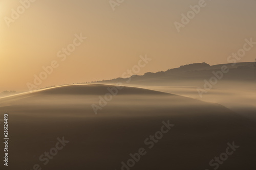 Sunrise on the Purbeck Hills photo