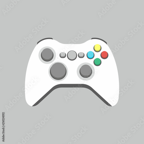 Video game Joystick icon. flat style. isolated on white background
