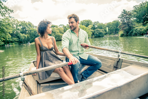 Couple on boat