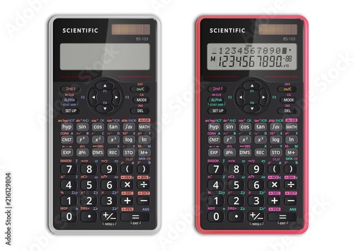 Scientific calculators with solar cell