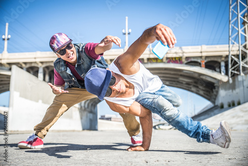 Photos Breakdancers taking a selfie