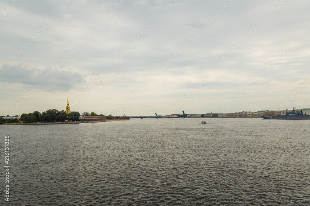 River parade in Saint-Petersburg