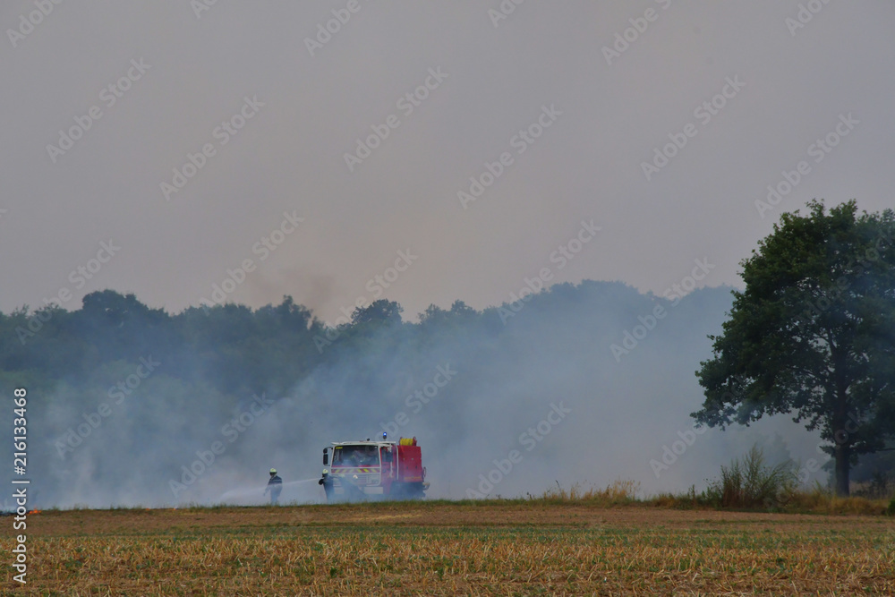Obraz premium incendie